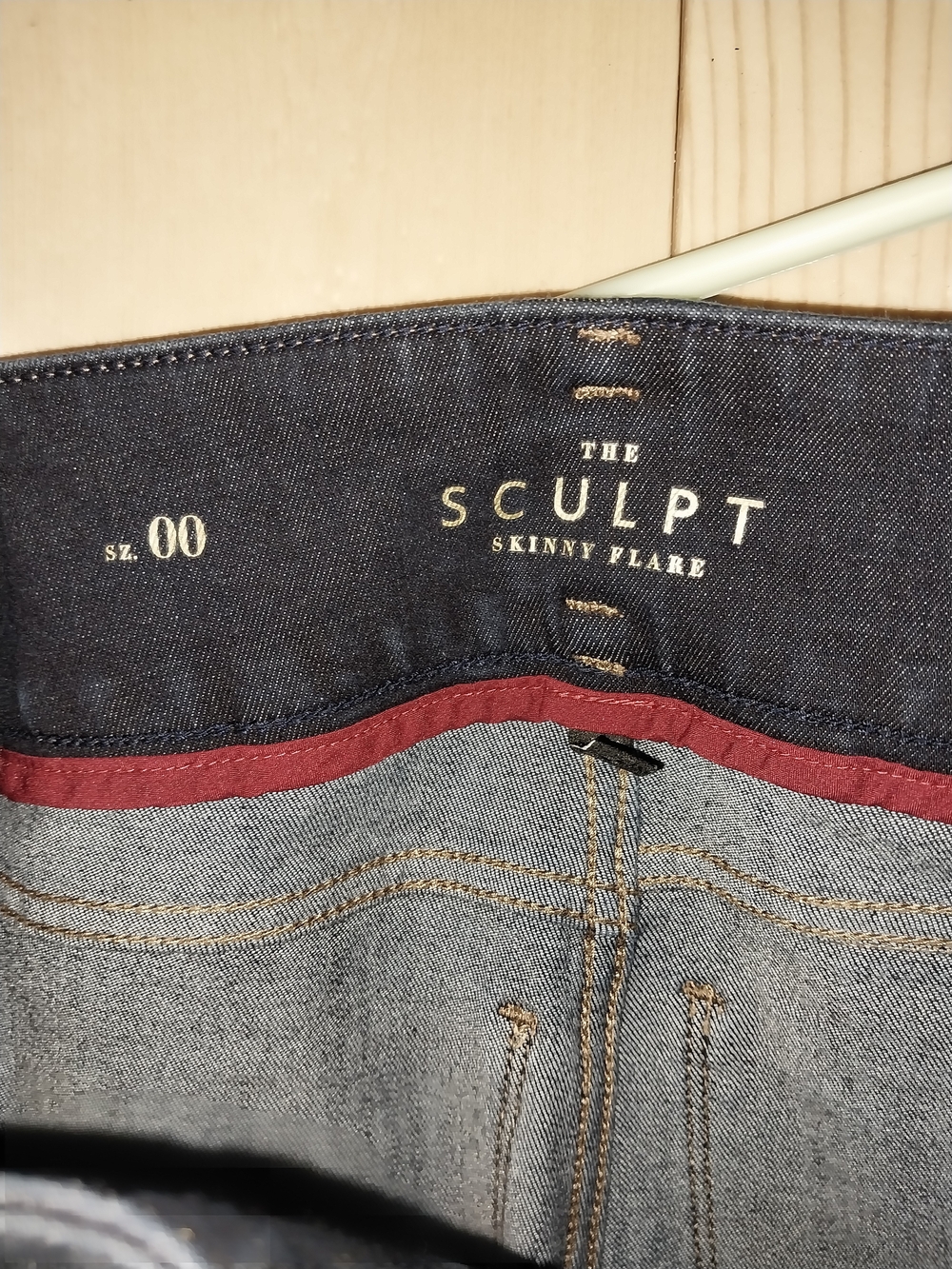 WHBM, The Sculpt, Dark Indigo Women’s Skinny Flare Jeans - Picture 5 of 7